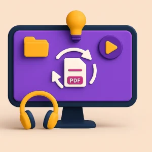 Videokurserstellung mit Voiceover / E-Learning Kurse aus PDF